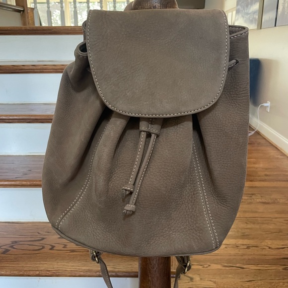 Vintage Coach Brown Suede Backpack - Picture 1 of 6